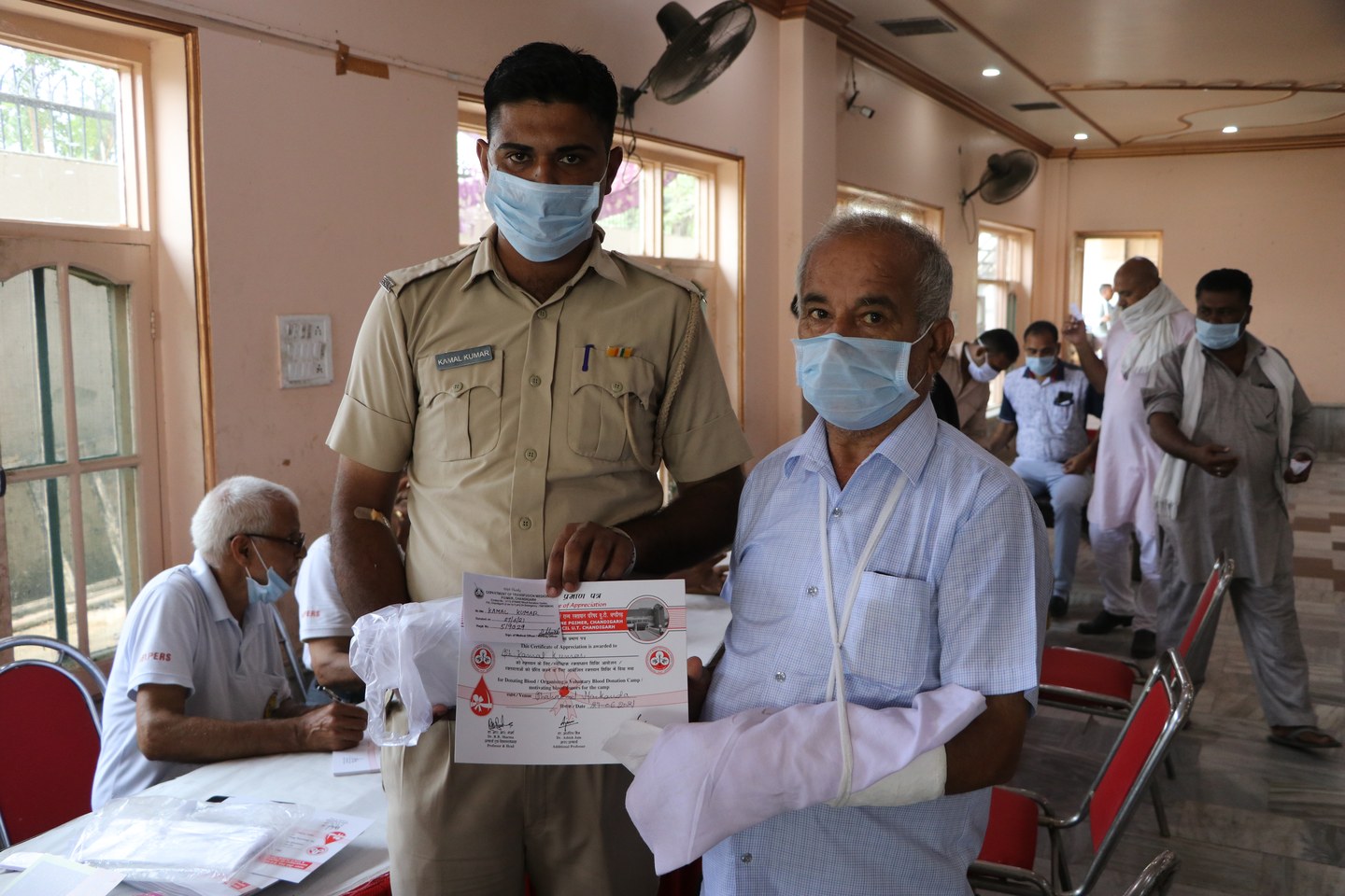 Mobile blood storage and temperature-controlled collection units