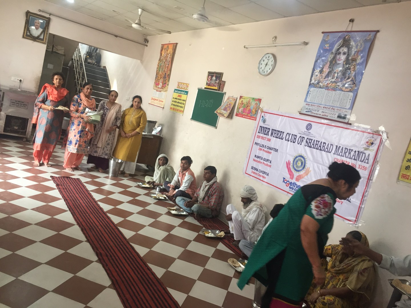 Uninterrupted daily morning and evening community Langar operational since 2015