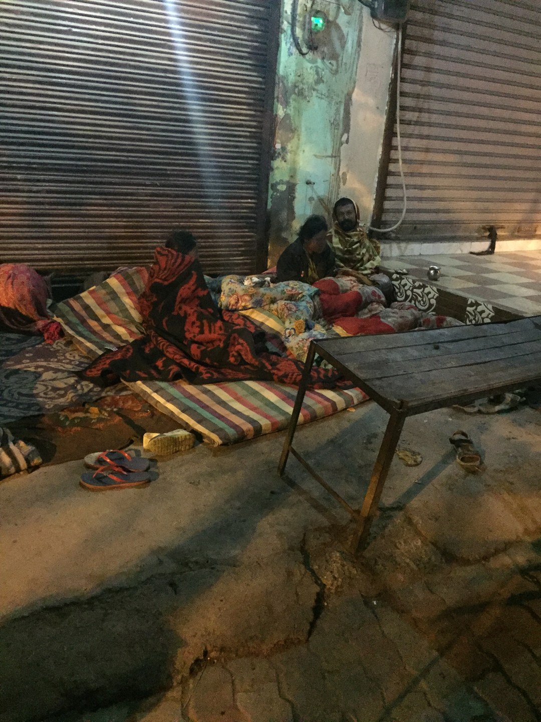 Quiet, secure shelter room open throughout the night for late-night arrivals